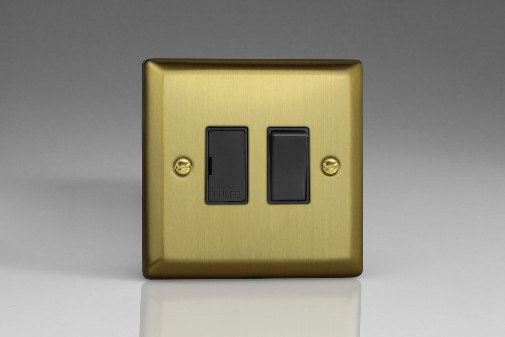 Varilight Urban Brushed Brass A Switched Fused Spur Switch Socket